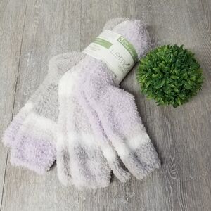 Lemon Loves Earth Cozy Crew Socks